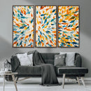 Colorful Fish Wall Art Print – Abstract Ocean-Inspired Wall