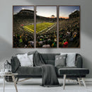 Oregon Stadium Canvas Wall Art - Captivating Game Day Scene