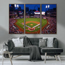 St. Louis Cardinals Baseball Team Print - Busch Stadium Wall by MyGreatCanvas | Canvas Wall Art Prints | Photo Prints & Wall Decor