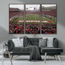 Wisconsin Badgers Team Print Canvas - Madison Camp Randall