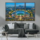 Los Angeles Dodgers Wall Art Canvas, Dodger Stadium Wall Art