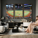 Texas Rangers Baseball Team Print - Arlington Globe Life