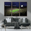 Michigan Wolverines Football Canvas Wall Decor, Football