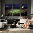 Michigan Wolverines Football Canvas Wall Decor, Football