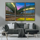 Milwaukee Brewers Baseball Team Print Canvas- American