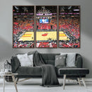 Miami Heat Basketball Team Print Wall Art- Kaseya Center by MyGreatCanvas | Canvas Wall Art Prints | Photo Prints & Wall Decor