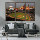 Minnesota Twins Baseball Team Print - Minneapolis Target by MyGreatCanvas | Canvas Wall Art Prints | Photo Prints & Wall Decor