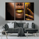 African American Art Black Woman Canvas Print, African Wall
