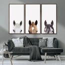 Horse Prints Set, Set of 3 Horse Wall Art, Horses Portraits, by MyGreatCanvas | Canvas Wall Art Prints | Photo Prints & Wall Decor