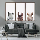 Horse Wall Art - Minimalist Horse Triptych Wall Art – Modern by MyGreatCanvas | Canvas Wall Art Prints | Photo Prints & Wall Decor