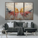 Golden Angel Wings Wall Art Canvas Print – Stunning Abstract by MyGreatCanvas | Canvas Wall Art Prints | Photo Prints & Wall Decor