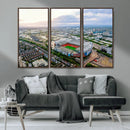 Old Trafford Manchester United Stadium Wall Art Canvas Print
