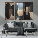 Minimalist Wabi Sabi Abstract Geometric Wall Art Canvas