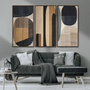 Wabi Sabi Canvas Print - Geometric Abstract Wall Art Canvas