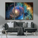 Spiral Galaxy Wall Art Canvas Print