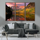 Colorado Rockies Mountain Sunset Wall Art | Ready to Hang by MyGreatCanvas | Canvas Wall Art Prints | Photo Prints & Wall Decor