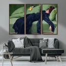 Decadent Girl by Ramon Casas Wall Art Canvas Print, Framed
