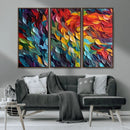 Vibrant Abstract Leaf Wall Art Canvas Print | Bold Colorful by MyGreatCanvas | Canvas Wall Art Prints | Photo Prints & Wall Decor