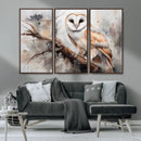 Barn Owl Wall Art | Watercolor Barn Owl Canvas Print | by MyGreatCanvas | Canvas Wall Art Prints | Photo Prints & Wall Decor