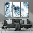 Abstract Jellyfish Canvas Print Wall Art