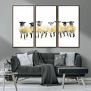Farmhouse Wall Art Sheep Print | Ready to Hang Framed Canvas by MyGreatCanvas | Canvas Wall Art Prints | Photo Prints & Wall Decor