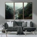 Misty Forest Wall Art | Ready to Hang and Framed | Tranquil