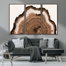 Rustic Wood Rings Wall Art | Nature-Inspired Tree Ring