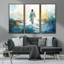 Watercolor Jesus Walking on Water Canvas Print, Christian by MyGreatCanvas | Canvas Wall Art Prints | Photo Prints & Wall Decor