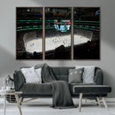 American Airlines Center Dallas Stars Wall Art Canvas Print