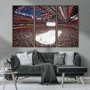 Barton Malow Little Caesars Arena Detroit Wall Art Canvas