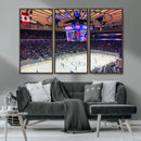 Madison New York Rangers Hockey Stadium Wall Art Canvas