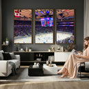 Madison New York Rangers Hockey Stadium Wall Art Canvas