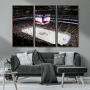 Rogers Place Edmonton Oilers Ice Hockey Stadium Wall Art,