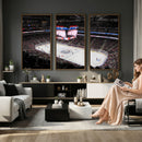 Rogers Place Edmonton Oilers Ice Hockey Stadium Wall Art,
