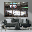 Sharks Arena Blackhawks Sharks Ice Hockey Stadium Wall Art by MyGreatCanvas | Canvas Wall Art Prints | Photo Prints & Wall Decor
