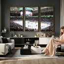 Sharks Arena Blackhawks Sharks Ice Hockey Stadium Wall Art