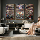 United Center Chicago Bulls Stadium Wall Art Canvas Print