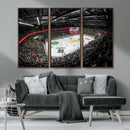 Vaudoise Lausanne Ice Hockey Arena Stadium Wall Art Canvas,