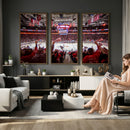 Carolina Hurricanes Ice Hockey Stadium Wall Art, Carolina