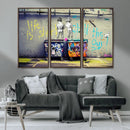 Banksy Life is Short Wall Art - Iconic Graffiti Art on by MyGreatCanvas | Canvas Wall Art Prints | Photo Prints & Wall Decor