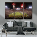 Framed Florida State Seminoles Football Team Print -