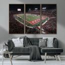 Houston Cougars Football Team Print - Houston TDECU Stadium