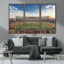 Framed Houston Cougars Football Team Print - Houston TDECU by MyGreatCanvas | Canvas Wall Art Prints | Photo Prints & Wall Decor