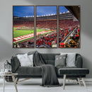 Wisconsin Badgers Football Team Print - Madison Camp Randall by MyGreatCanvas | Canvas Wall Art Prints | Photo Prints & Wall Decor