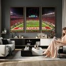 Wisconsin Badgers Football Team Print Canvas- Madison Camp