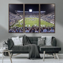 Brigham Young University Cougars Football Print Canvas - by MyGreatCanvas | Canvas Wall Art Prints | Photo Prints & Wall Decor