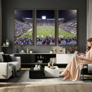 Brigham Young University Cougars Football Print Canvas -