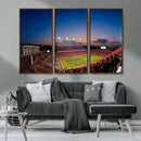 Wolfpack Football Team Wall Art Print - Raleigh