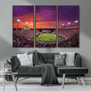 East Carolina University Pirates Football Print Canvas-