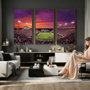 East Carolina University Pirates Football Print Canvas-